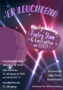 (ER)LEUCHTEND | Kunstausstellung und Poetry Slam am 03.12.2025