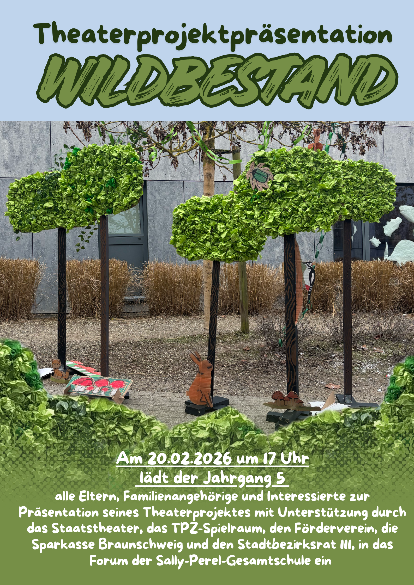 Theaterprojekt „Wildbestand“ | Jahrgang 5